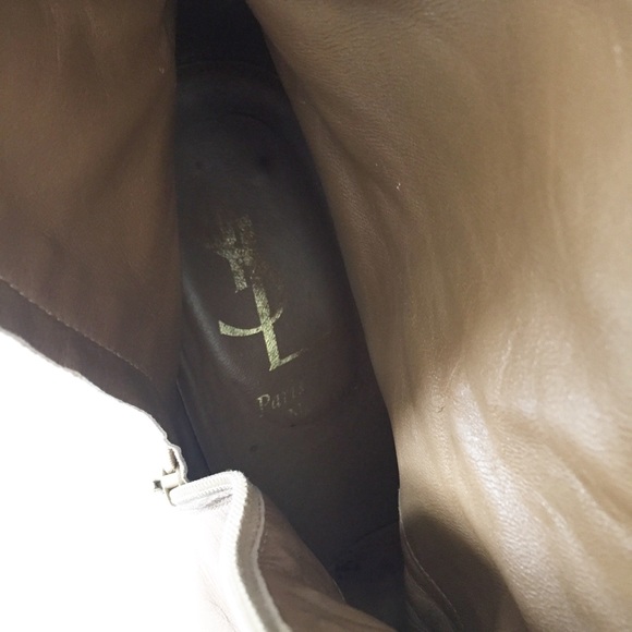 COPY - YSL | Tan Vintage Ankle Boots - Picture 6 of 8